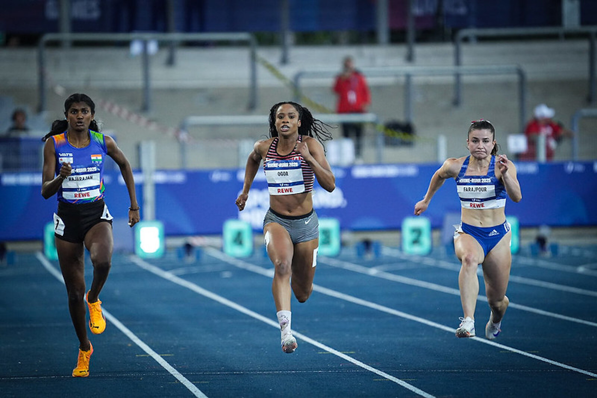 Vivian Ogor, Liv Sands et Hannah Hagerty ont &eacute;t&eacute; les t&ecirc;tes d'affiche de la deuxi&egrave;me journ&eacute;e d'athl&eacute;tisme