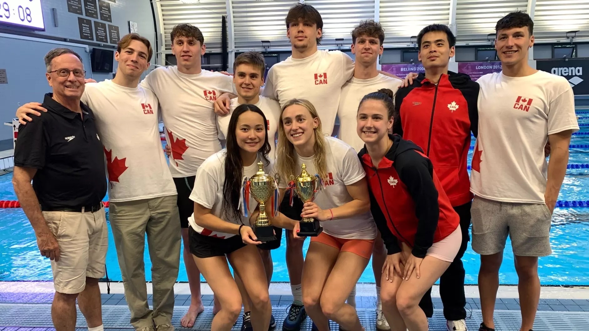 Le Canada balaie le Duel de natation contre la Grande-Bretagne