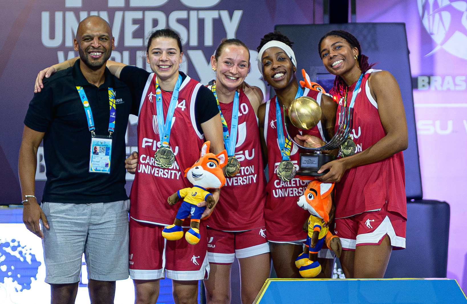 Les Ravens de Carleton remportent la Coupe du monde FISU 3x3 &agrave; Brasilia