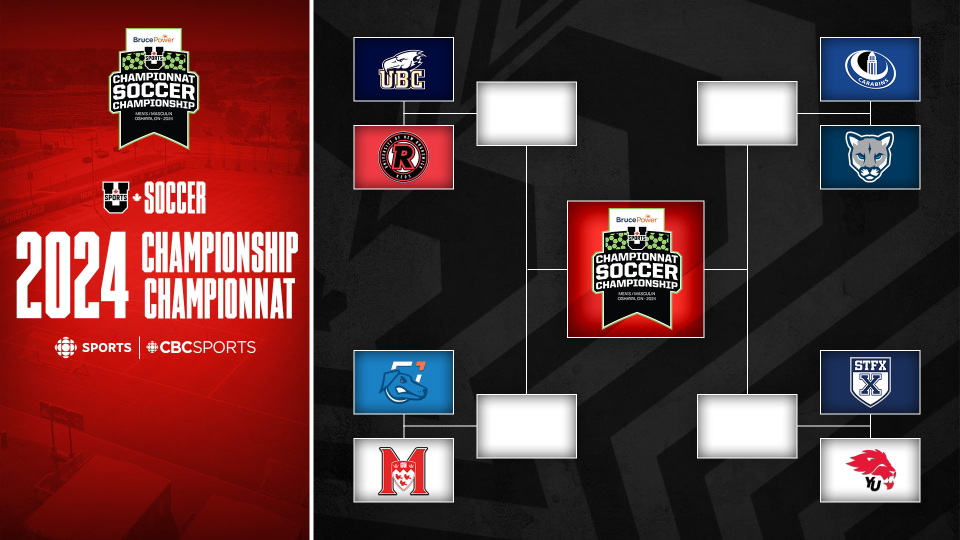 D&eacute;voilement du classement et du tableau des matchs du championnat de soccer masculin de U SPORTS 2024