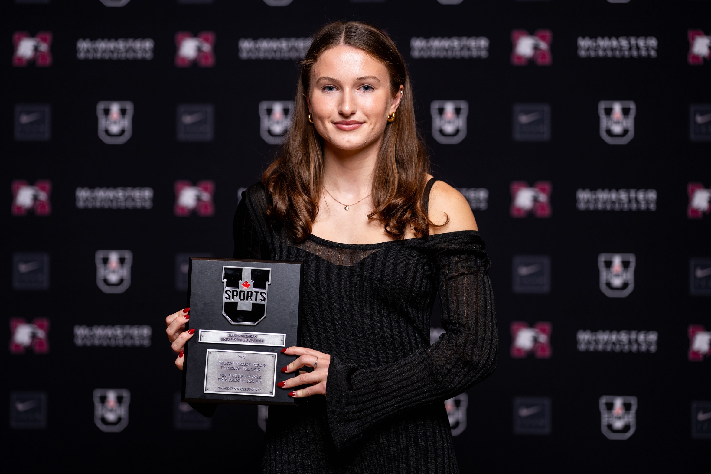 Olivia Rizakos de Guelph nomm&eacute;e joueuse de l&rsquo;ann&eacute;e du soccer f&eacute;minin de U SPORTS 2025